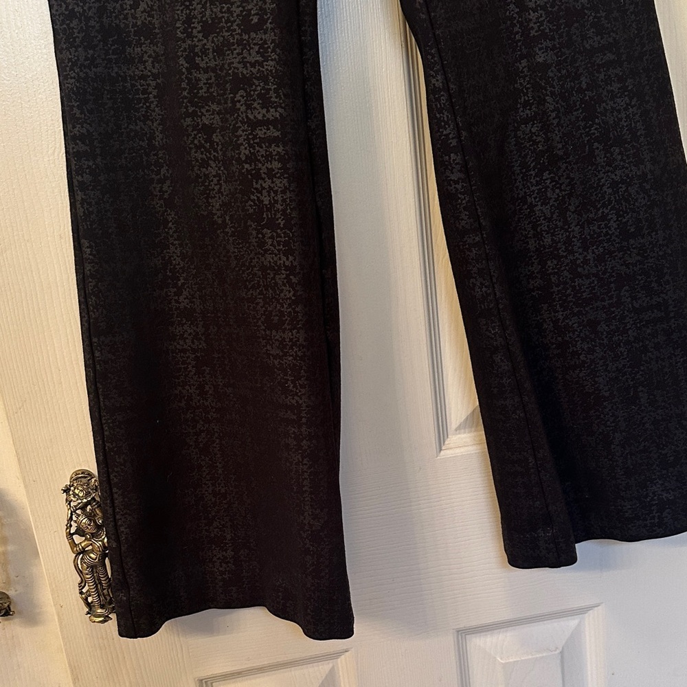 Torrid Black Patterned Boot Cut Pants - image 2